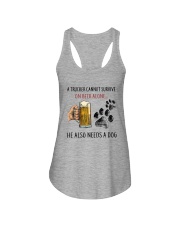 He Also Neef A Dog Ladies Flowy Tank thumbnail