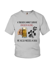 He Also Neef A Dog Youth T-Shirt thumbnail