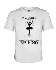 Be Kind In A World V-Neck T-Shirt thumbnail