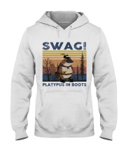 Playtypus In Boots Hooded Sweatshirt thumbnail