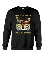 Living Life In Peace Crewneck Sweatshirt thumbnail