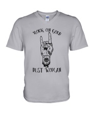 Rock On Gold Dust Woman V-Neck T-Shirt thumbnail