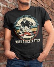 An Old Man With A Hockey Stick Classic T-Shirt apparel-classic-tshirt-lifestyle-26