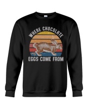Where Chocolate Eggs Crewneck Sweatshirt thumbnail