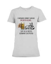 German Shepherd Premium Fit Ladies Tee thumbnail