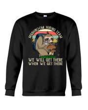 Mushroom Hiking Team Crewneck Sweatshirt thumbnail
