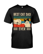 Best Cat Dad Classic T-Shirt front