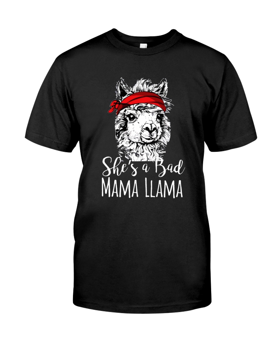 She Is A Bad Mama Llama Classic T-Shirt