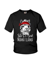 She Is A Bad Mama Llama Youth T-Shirt thumbnail