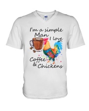 I'm A Simple Man V-Neck T-Shirt thumbnail
