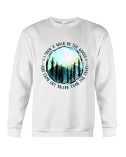 I Took A Walk In The Woods Crewneck Sweatshirt thumbnail