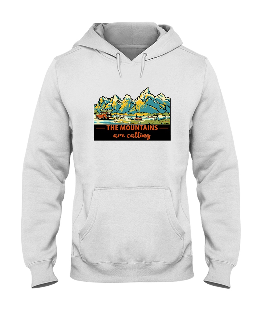 The Mountains Are Calling Hooded Sweatshirt