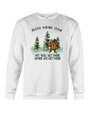 Sloth Hiking Team Crewneck Sweatshirt thumbnail