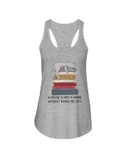 Books And Cats Ladies Flowy Tank thumbnail