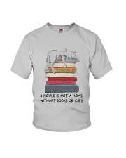 Books And Cats Youth T-Shirt thumbnail