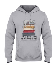 Books And Cats Hooded Sweatshirt thumbnail