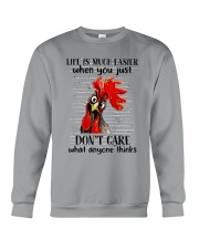 Life Is Much Easier Crewneck Sweatshirt thumbnail