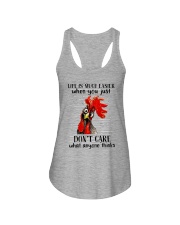 Life Is Much Easier Ladies Flowy Tank thumbnail