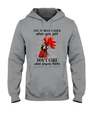 Life Is Much Easier Hooded Sweatshirt thumbnail