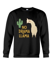 No Drama Llama Crewneck Sweatshirt thumbnail