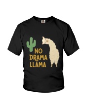 No Drama Llama Youth T-Shirt thumbnail