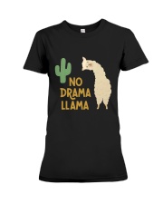 No Drama Llama Premium Fit Ladies Tee thumbnail