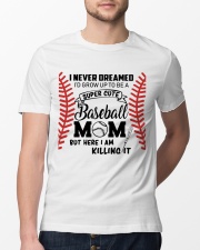 Baseball Mom Classic T-Shirt lifestyle-mens-crewneck-front-13