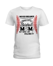 Baseball Mom Ladies T-Shirt thumbnail