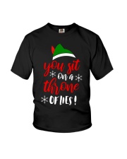 You Sit On A Throne Of Lies Youth T-Shirt thumbnail