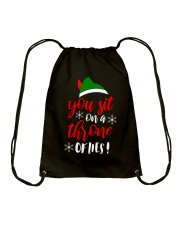 You Sit On A Throne Of Lies Drawstring Bag thumbnail