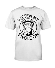 Kitten My Swole On Classic T-Shirt front