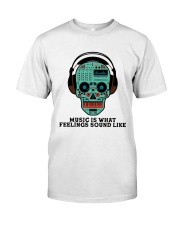 Music Is What Feeling Premium Fit Mens Tee thumbnail