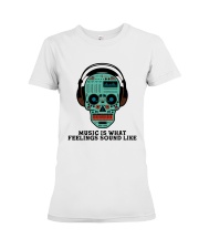 Music Is What Feeling Premium Fit Ladies Tee thumbnail