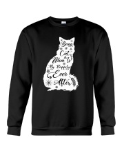 Being A Cat Mom Crewneck Sweatshirt thumbnail