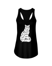 Being A Cat Mom Ladies Flowy Tank thumbnail