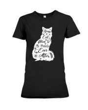 Being A Cat Mom Premium Fit Ladies Tee thumbnail