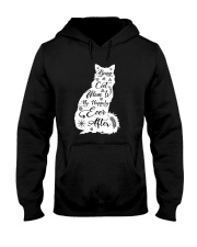 Being A Cat Mom Hooded Sweatshirt thumbnail