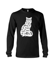 Being A Cat Mom Long Sleeve Tee thumbnail