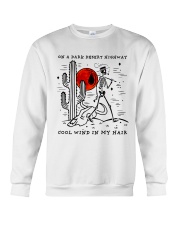 On A Dark Desert Highway Crewneck Sweatshirt thumbnail