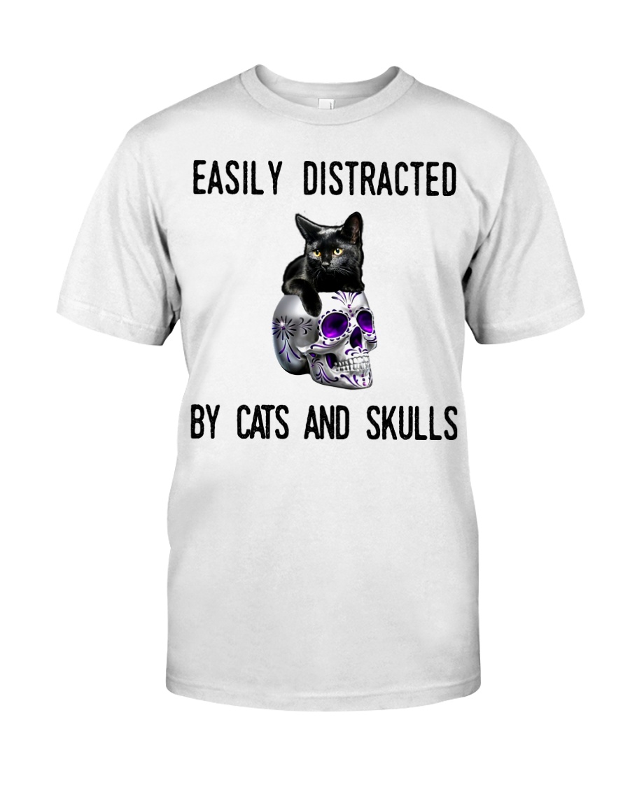 Cats And Skulls Classic T-Shirt