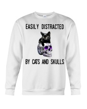 Cats And Skulls Crewneck Sweatshirt thumbnail
