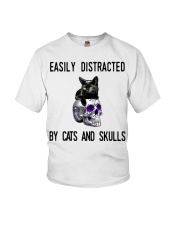 Cats And Skulls Youth T-Shirt thumbnail