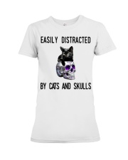 Cats And Skulls Premium Fit Ladies Tee thumbnail