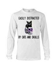 Cats And Skulls Long Sleeve Tee thumbnail
