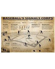 Baseballs Signals Corps1 17x11 Poster front