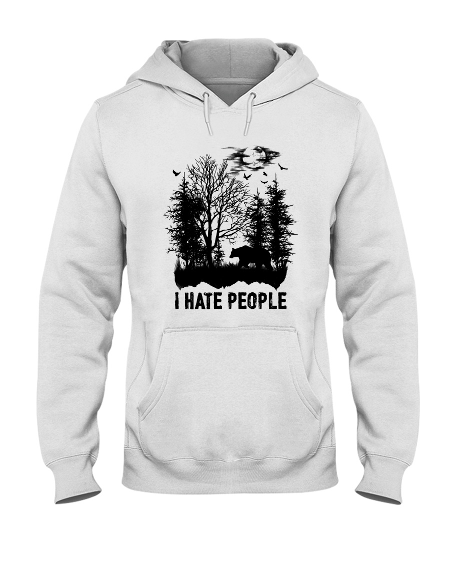 I Hate People Hooded Sweatshirt
