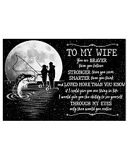 To My Wife 17x11 Poster front