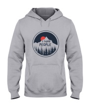 I Hate People Hooded Sweatshirt front