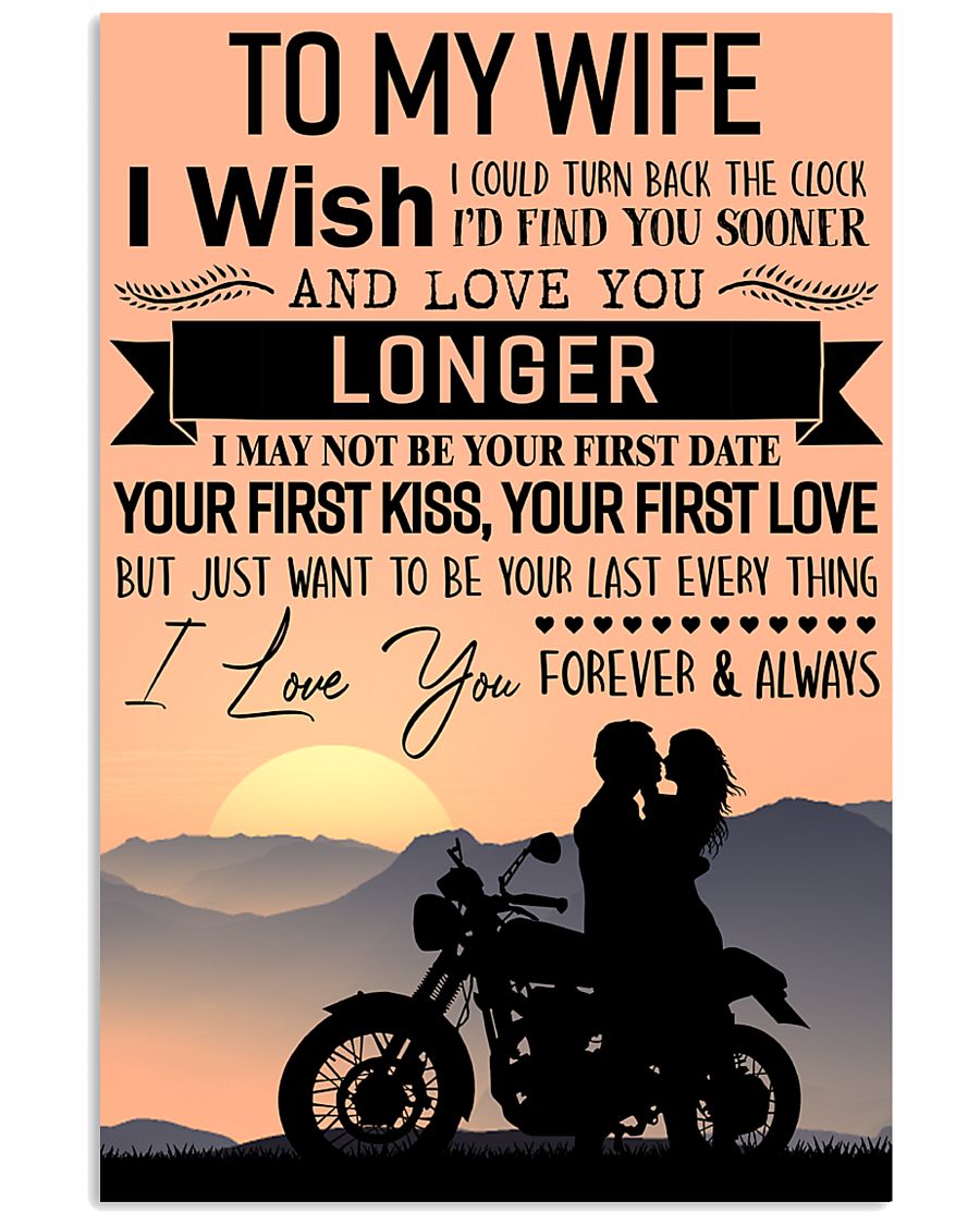 To My Wife 11x17 Poster