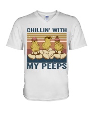 Chillin With My Peeps V-Neck T-Shirt thumbnail